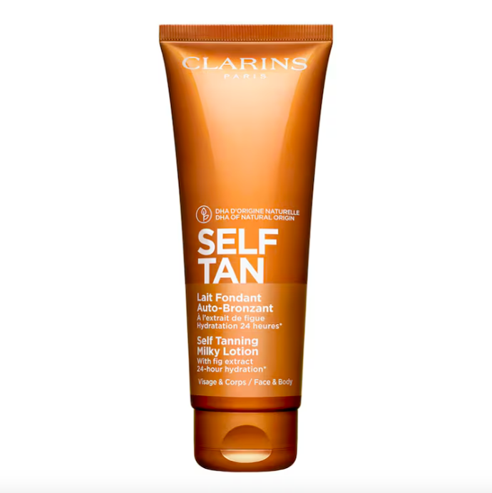  Samoopalovací mléko Self Tan, Clarins, 790 Kč