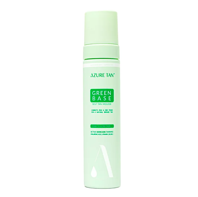  Samoopalovací tělová pěna Green Base, Azure Tan, prodává Hebe.com, 629 Kč