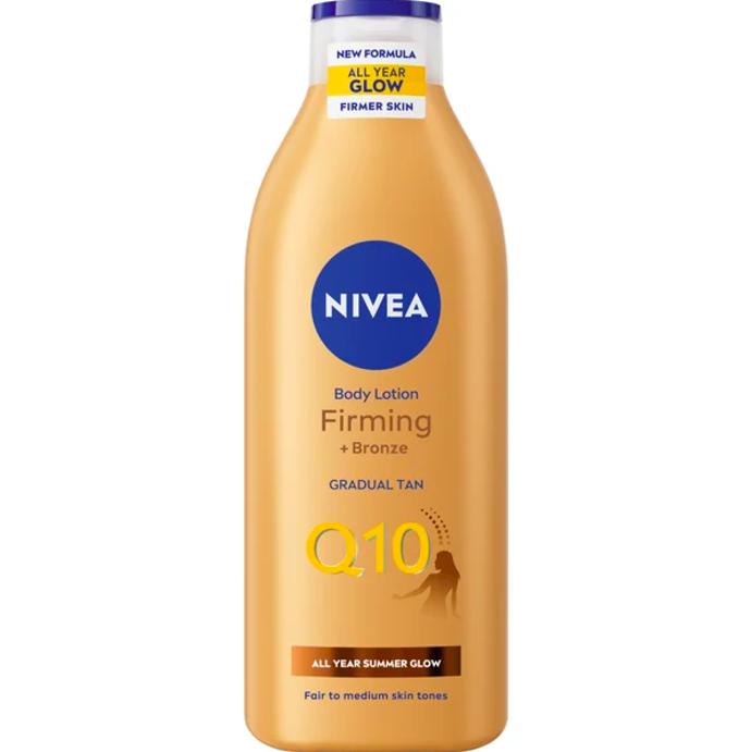  Samoopalovací mléko Nivea Q10 Firming + Bronze, Nivea, 199 Kč 