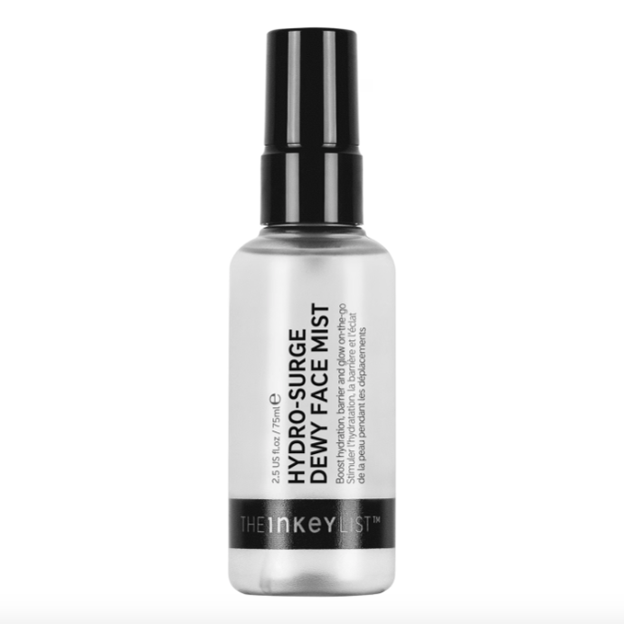  Pleťový sprej Hydro-Surge Dewy Face Mist, The Inkey List, prodává Sephora, 300 Kč 
