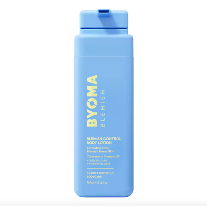  Tělové mléko proti nedokonalostem Blamish Control Body Lotion, Byoma, prodává Sephora, 530 Kč