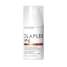 Olaplex N°6 Bond Smoother, prodává Olaplex, 779 Kč (100 ml)Bezoplachový krém, který kromě uhlazení posiluje vlasové vazby narušené žehličkou a fénováním a krepatění drží na uzdě až 72 hodin. Ideální pro hřívu potrápenou léty barvení a tepelné úpravy. Olaplex N°6 Bond Smoother, prodává Olaplex, 779 Kč (100 ml)Bezoplachový krém, který kromě uhlazení posiluje vlasové vazby narušené žehličkou a fénováním a krepatění drží na uzdě až 72 hodin. Ideální pro hřívu potrápenou léty barvení a tepelné úpravy.