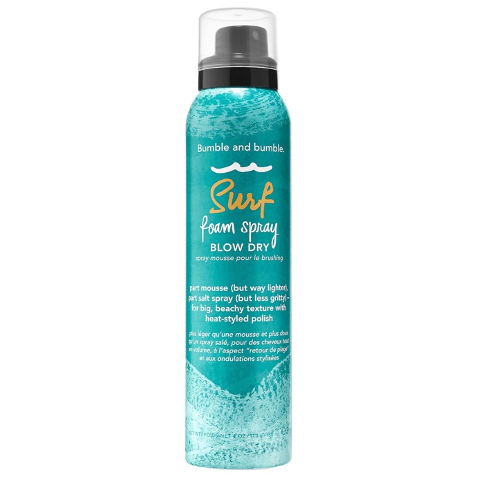 Bumble and bumble Surf Foam Spray Blow Dry Mousse, 118 ml, 37 $, prodává Sephora.