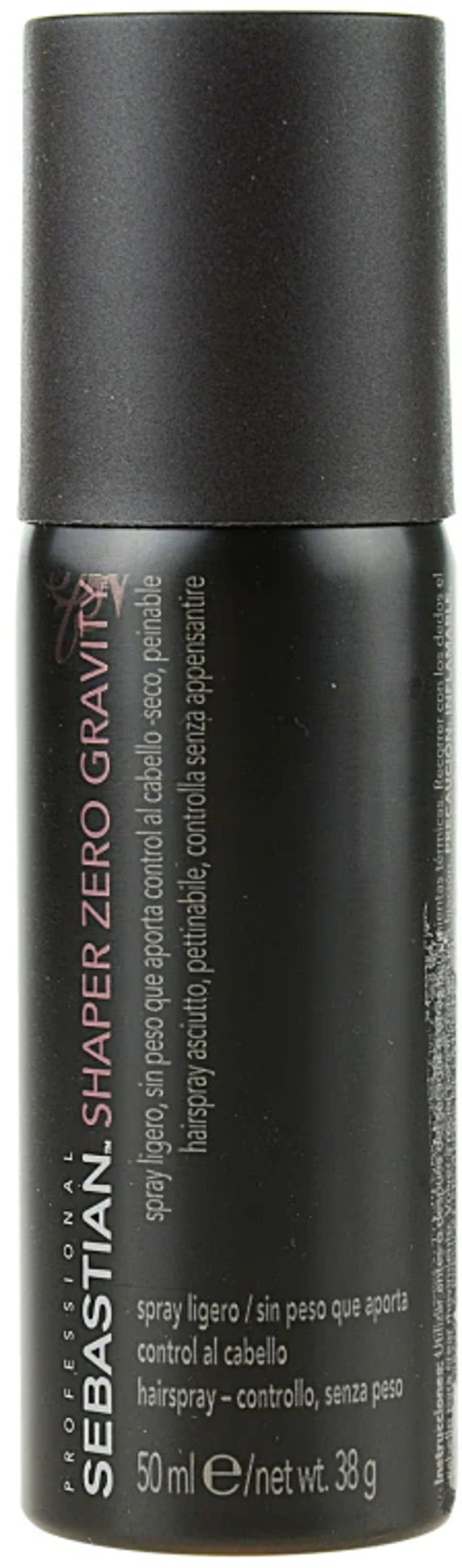 Shaper Zero Gravity (Sebastian Professional) – ultralehký lak s flexibilní kontrolou a objemem, chrání před vlhkostí, ideální pro jemné vlasy. Součást kombinace pro dokonalou foukanou. Notino, 251 Kč