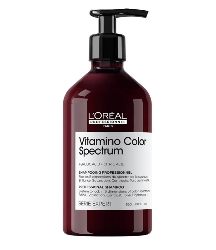 L'Oréal Professionnel Vitamino Color Spectrum šampon pro barvené vlasy, 500 ml, 936 Kč, prodává Vivantis.