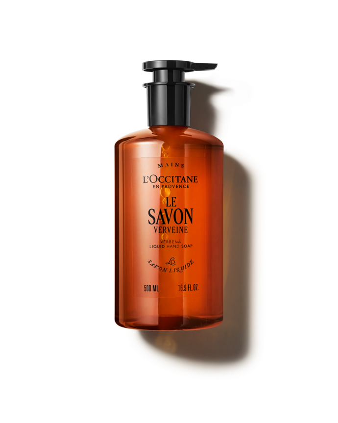L'Occitane Tekuté mýdlo na ruce Bambucké máslo a Verbena, 500 ml, 720 Kč, prodává L'Occitane.