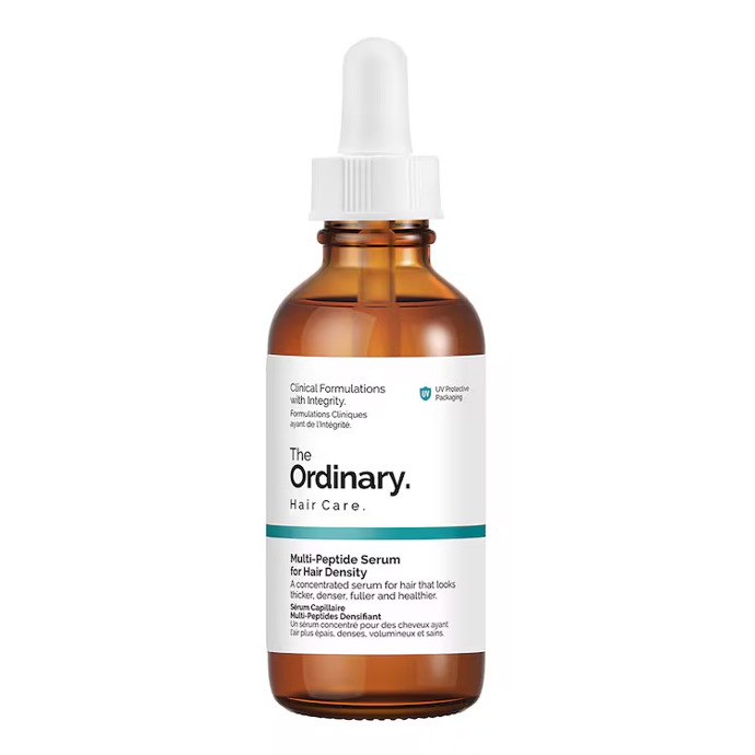 The Ordinary Densifying Multi-Peptides sérum na vlasy, 60 ml, 650 Kč, prodává Sephora.