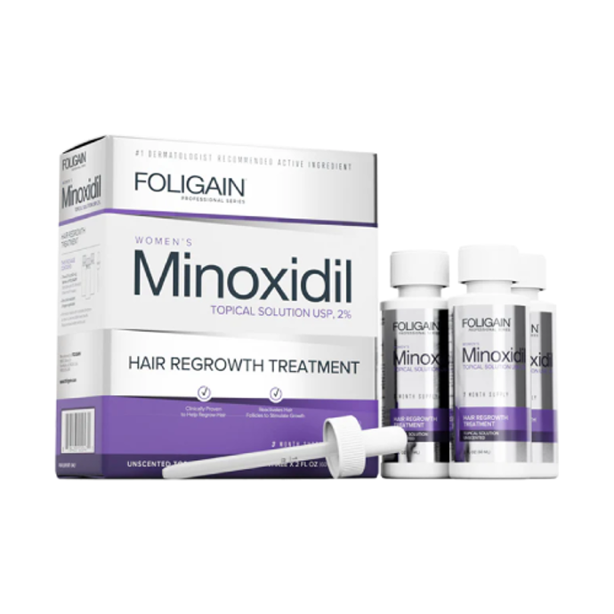 Foligain Minoxidil 2% sérum pro ženy, 180 ml, 1 119 Kč, prodává FutuNatura.