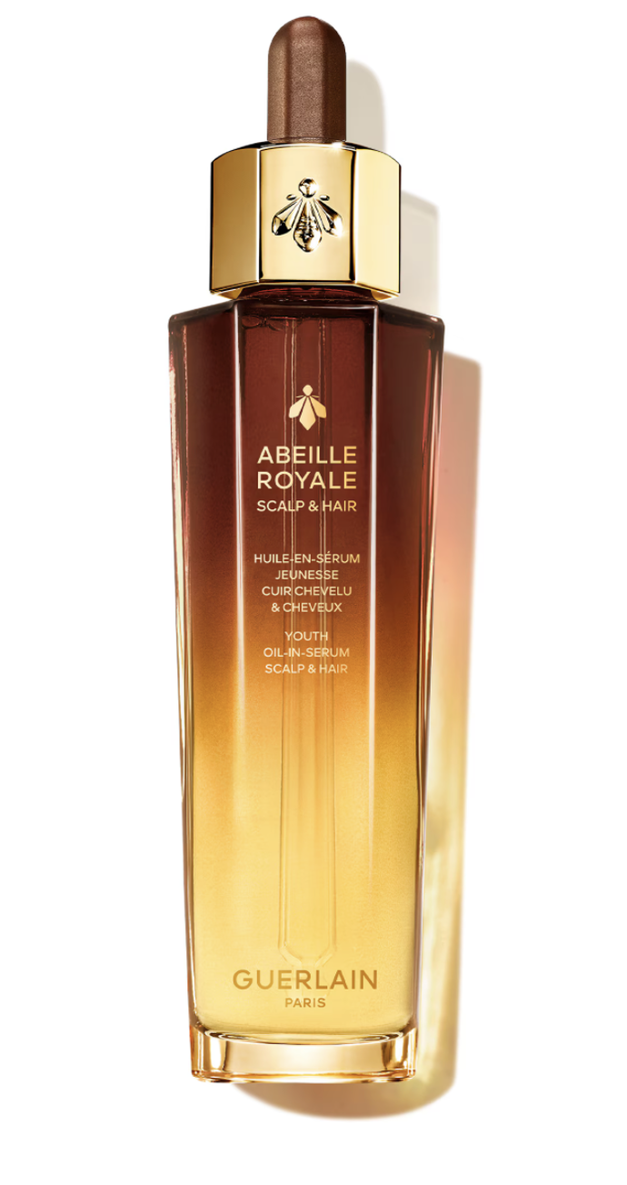 Guerlain Abeille Royale Scalp & Hair Youth-Oil-in-Serum, 50 ml, 3 922 Kč, prodává Marionnaud.