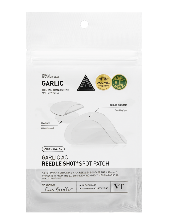 VT Cosmetics Garlic AC Reedle Shot Point Patch, 9 ks, 214 Kč, prodává Ksisters.