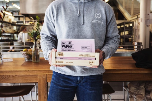 Oceněná kampaň Eat This Paper není pouze „na papíře“ Oceněná kampaň Eat This Paper není pouze „na papíře“