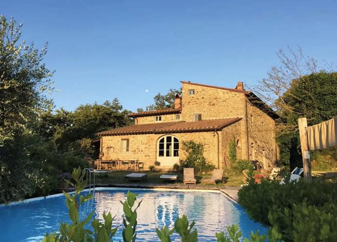 Nádherná vila v Toskánsku.