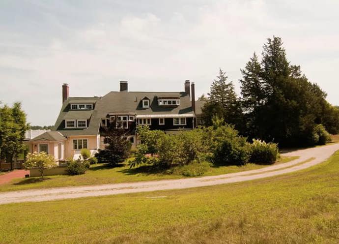 Zemědělská usedlost v Massachusetts.