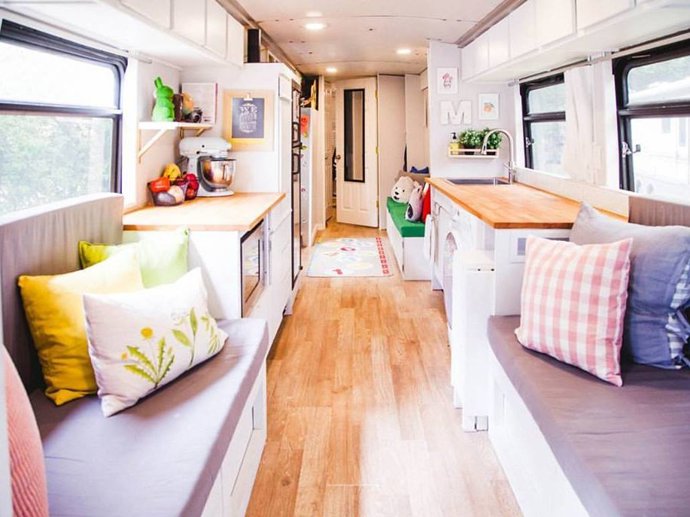 Nakonec se to ale podařilo a dnes jeho interiér vypadá fantasticky.