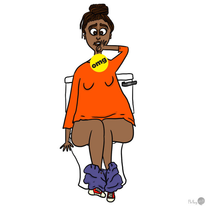 2. Zkoumají tampon poté, co ho měly v sobě.