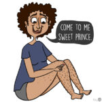 3. Užívají si vytrhávání zarostlých chloupků...