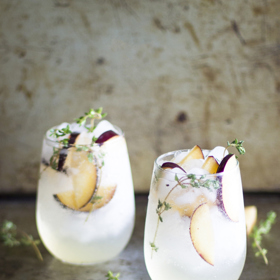 2. Švestkovo-tymiánové Prosecco.