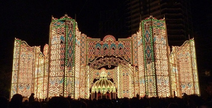 8. Kobe Luminarie v Kóbe.