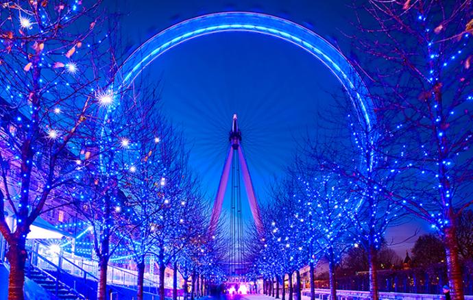 12. Londýnské oko (Londýn, Velká Británie).