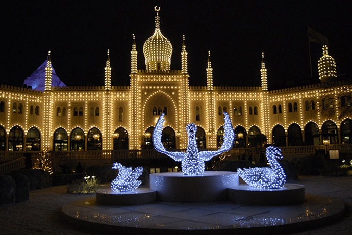 22. Tivoli Garden (Kodaň, Dánsko).