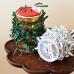 4. Kratší světelné řetězy lze namotat také kolem kávových dóz.