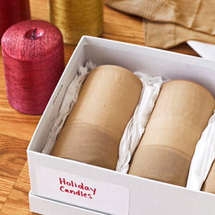 14. Používejte polstrování – z bílého hedvábného papíru (ne novin!), starých ponožek a tak dále.