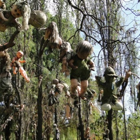 2. Island of Dolls (Mexiko). Ostrov, na kterém se nachází sbírka děsivých panenek.