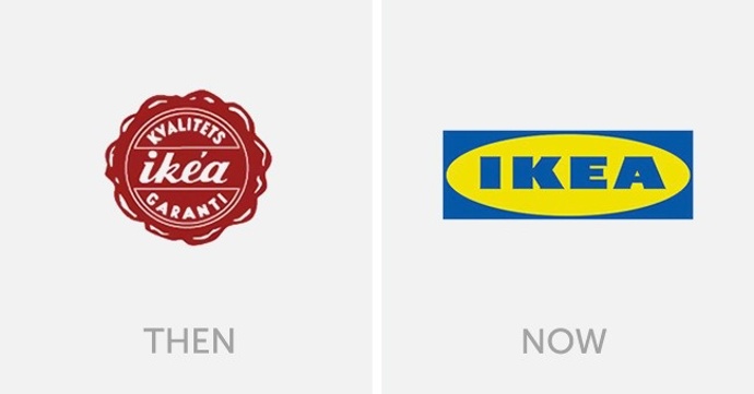 12. IKEA (dříve a nyní).