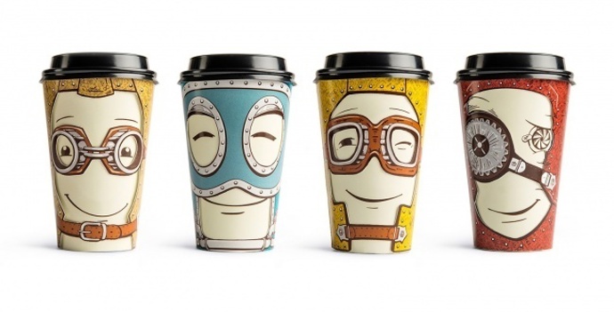 12. Plastové nápojové kelímky.