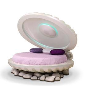 Šťastná majitelka si po ulehnutí bude připadat jako vzácná perla.