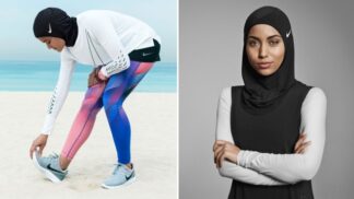 Hidžáb bude vyroben z lehkého, prodyšného a neprůsvitného polyesteru.