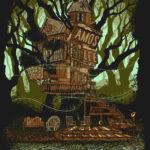 2. RUČNĚ MALOVANÉ ILUSTRACE. Pokud byste v těchto dnech navštívili světově proslulou výstavu koncertních plakátů Flatstock, ručně malované plakáty byste nemohli minout. Tísní se jich tam celá řada. Trend všeho s přízviskem DIY („do it yourself“ neboli „udělej si sám“) se šíří světem jako virál. Po bytových doplňcích podlehly kouzlu ruční práce také ilustrace. Objevují se na tričkách, hrníčkách i merchandisingových produktech.