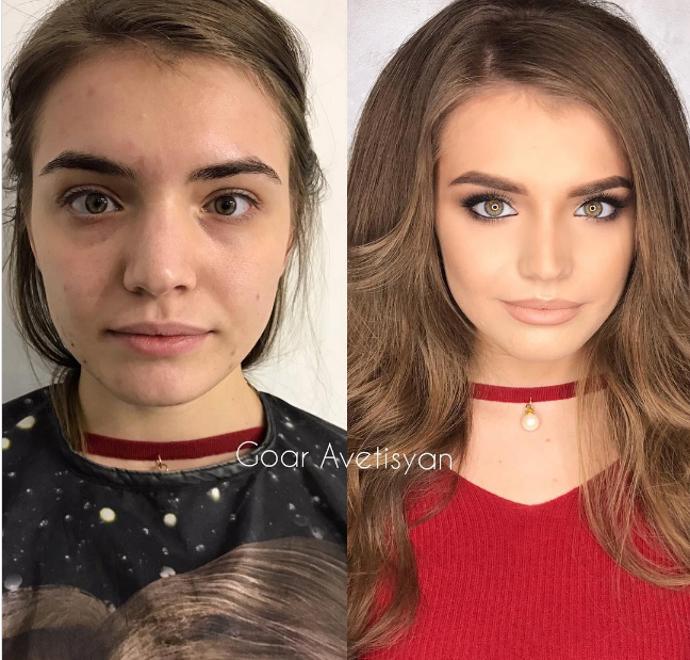 Živoucí Photoshop. Make-up artistka mění ženy v učiněné bohyně