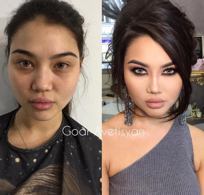 Živoucí Photoshop. Make-up artistka mění ženy v učiněné bohyně