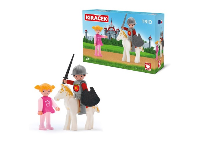 Igráček trio - Princezna, rytíř a bílý kůň