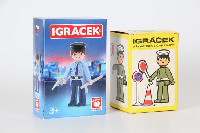 Policista - starý a nový Igráček