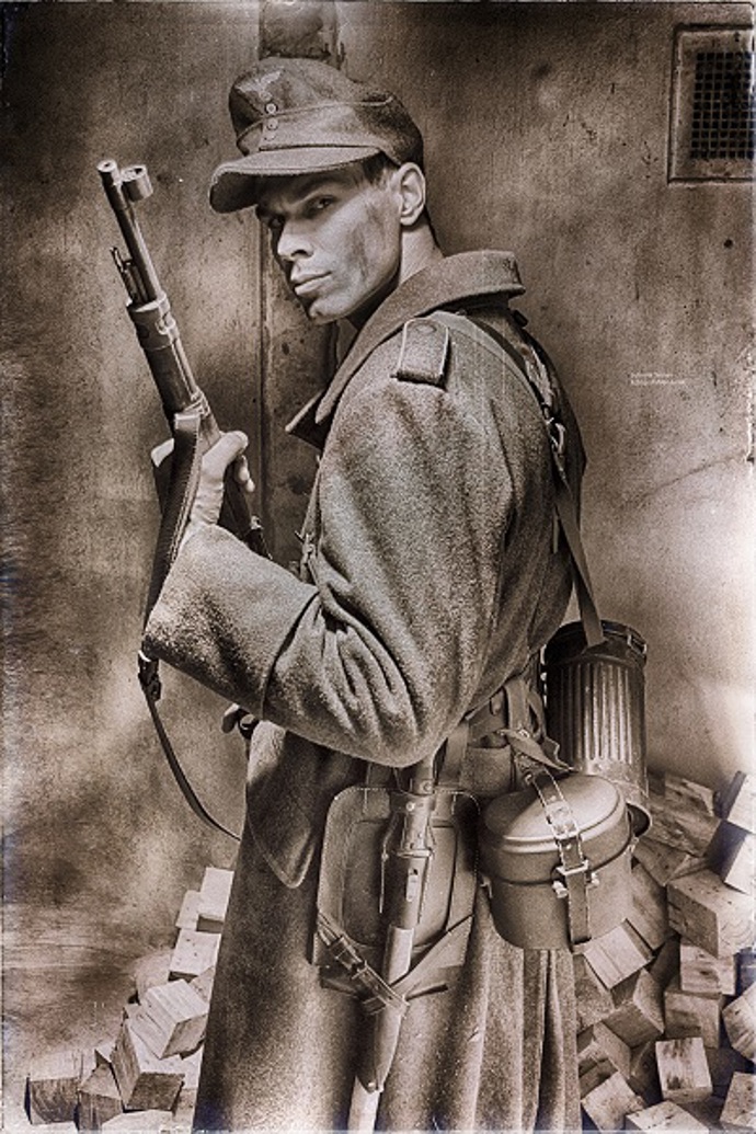 Luboš si stoupl před objektiv známého fotografa Milana Junka.