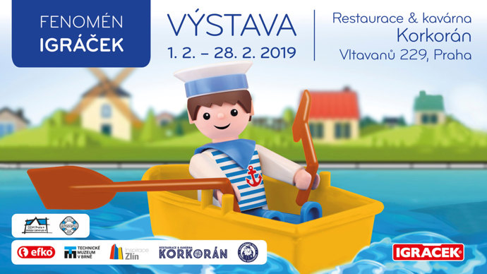 Tváří výstavy se tentokrát stal Igráček námořník s lodičkou, jehož figurka byla vytvořena už v 80. letech minulého století a na výstavě je představena jak její původní, tak současná podoba