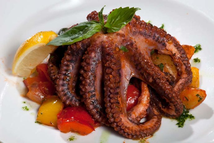 Chobotnice na slavnostním stole potěší chuťové pohárky