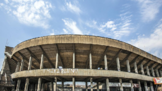 Dnešní pohled na stadion Strahov.