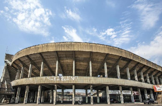 Dnešní pohled na stadion Strahov.