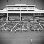 První spartakiáda roku 1955.