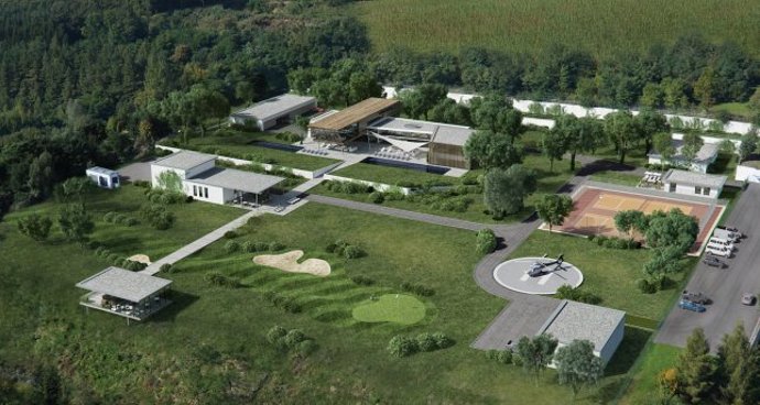 Oppidum naleznete v blízkosti brdských lesů.