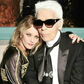 Karl Lagerfeld a další z jeho múz Vanessa Paradise