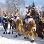 Na Hlinecku se maškary zachovaly v podobě ze začátku minulého století.