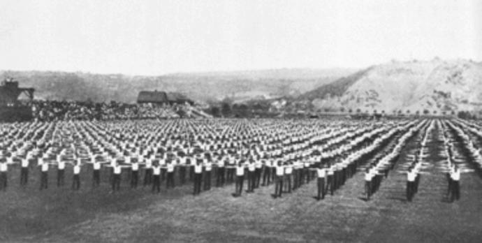 Vrchol snažení se konal na stadionu na Strahově