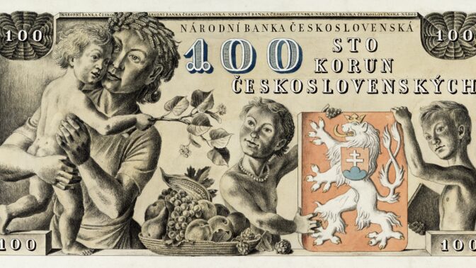 Sto korun československých.