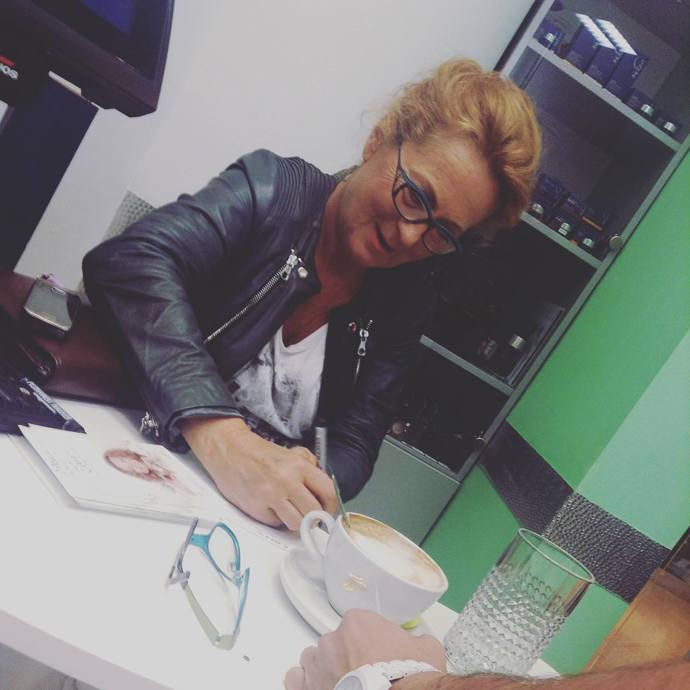 Autogramiáda paní herečky