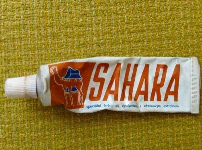 Krém na opalování Sahara s ořechovým extraktem