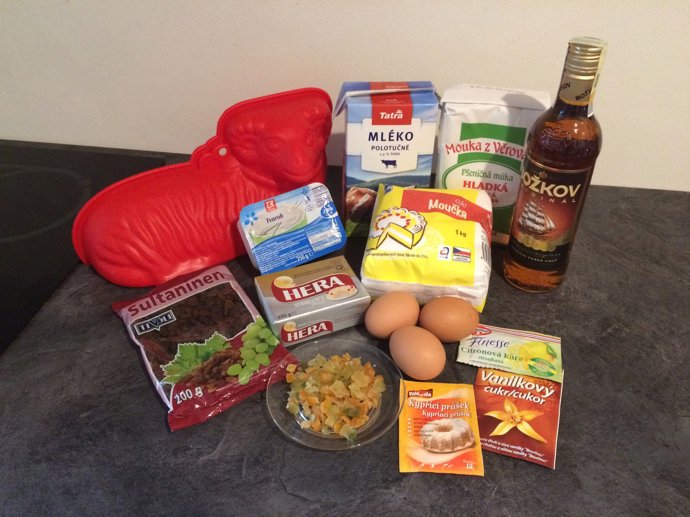 Všechny ingredience si připravte předem, aby vám pak něco nechybělo.